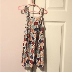 Little girls floral summer dress